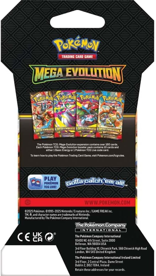 Pokémon TCG: Mega Evolution - One Sleeved Booster Pack (English)