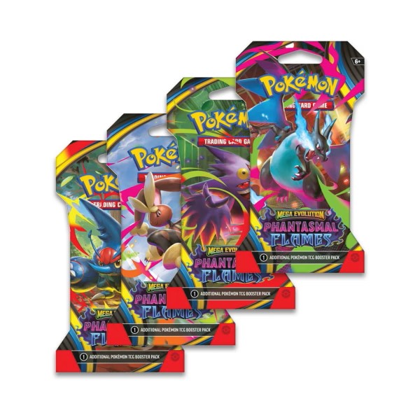 Pokémon TCG: Mega Evolution - One Phantasmal Flames Sleeved Booster Pack (English)