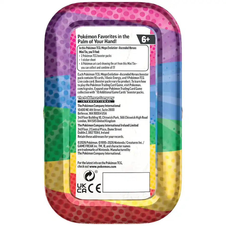 Pokémon - Pokemon ME2.5 Ascended Heroes Mini Tin | Zorua and Cramorant